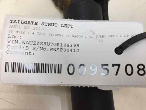 AUDI Q3 2016 8U MY16 TAILGATE STRUT LEFT