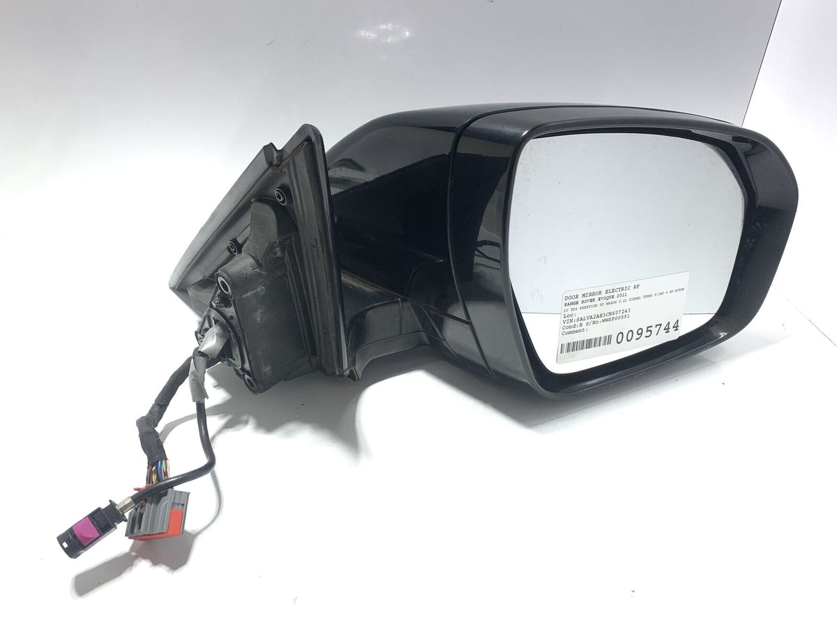 2011, Land Rover, Range Rover Evoque, L538, Right Door Mirror, Camera Type