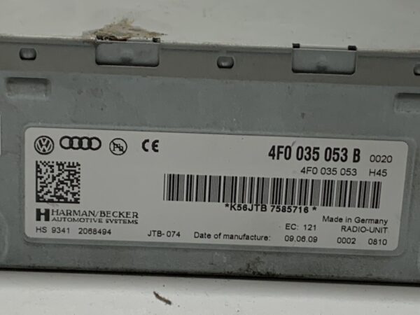 2009, Audi, Q7, Quattro, 4L, Radio Control Unit - Image 3