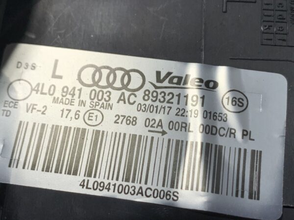 2012, Audi, Q7, Quattro, 4L, Left Headlamp - Image 6