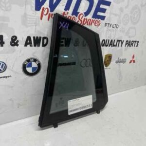 BMW X4 2014 F26 ON DOOR 1/4 GLASS LEFT REAR