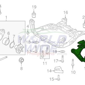 Genuine Front Left Suspension Control Arm Compatible For Range Rover Evoque