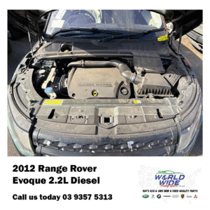 RANGE ROVER EVOQUE 2012 2.2L DIESEL TRANSMISSION/GEARBOX