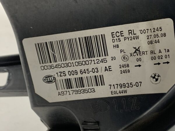2008, BMW, X6, xDrive30d, E71, Left Headlamp Xenon Type - Image 6