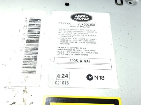 2005, Land Rover, Rangerover Sport, HSE,L320 CD Player - Image 3