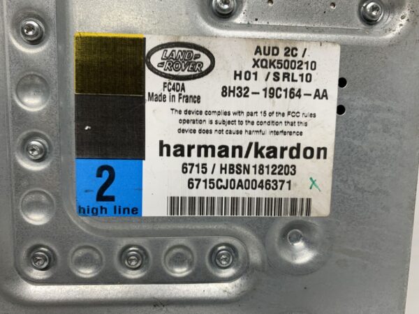 2011, Land Rover, Range Rover Sport, L320, Amplifier - Image 4