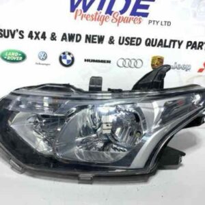 MITSUBISHI OUTLANDER 2013 ZJ HEADLIGHT LEFT HALOGEN TYPE