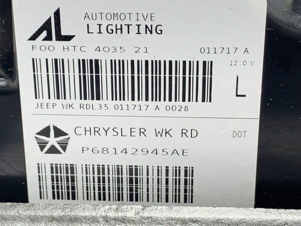 2017, Jeep, Grand Cherokee, Limited, Left Boot Light - Image 4