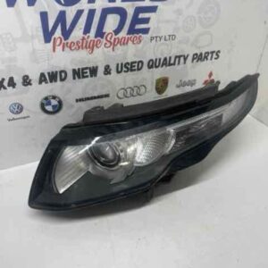 RANGE ROVER EVOQUE 2012 HEADLIGHT LEFT HALOGEN TYPE