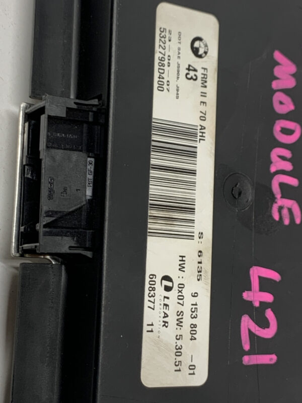 2007, BMW, X5, xDrive48i, E70, LCM Control Module - Image 5